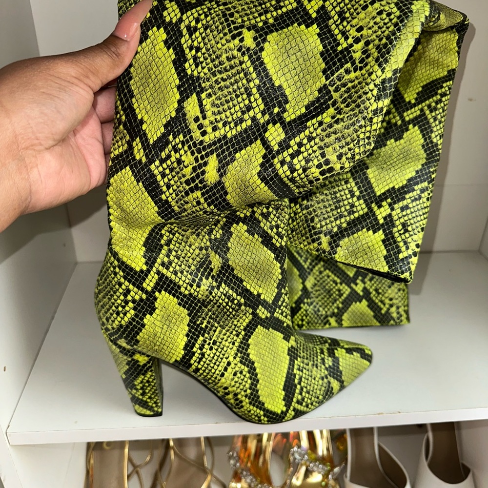 Reptile Patterned Boots